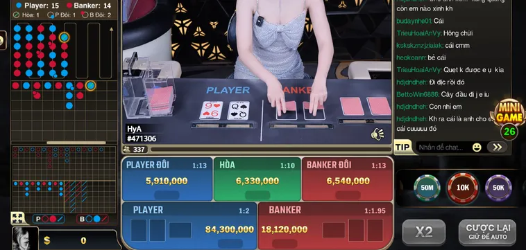 Tuyệt Chiêu Chinh Phục Baccarat BigWin Livestream Tại B52 Club Nhận Thưởng Lớn