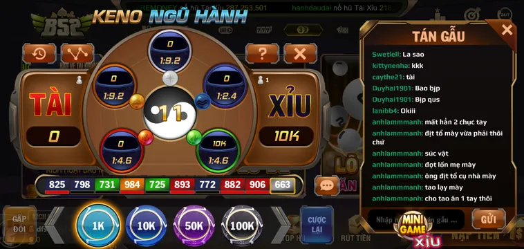 Tuyệt Chiêu Chinh Phục Keno Ngũ Hành Tại B52 Club Nhận Thưởng Lớn Hàng Ngày