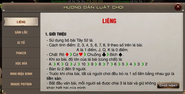 Liêng Tại B52 Club Trò Chơi Dân Gian Đỉnh Cao Cùng Tỷ Lệ Thắng Cược Hấp Dẫn