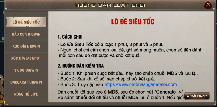 Hướng Dẫn Cách Chơi Lô Đề Siêu Tốc Tại B52 Club Nhận Thưởng Lớn Hàng Ngày