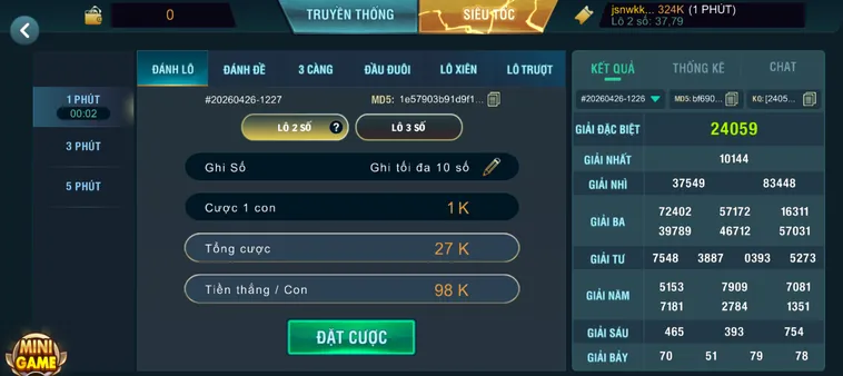 Hướng Dẫn Cách Chơi Lô Đề Siêu Tốc Tại B52 Club Nhận Thưởng Lớn Hàng Ngày