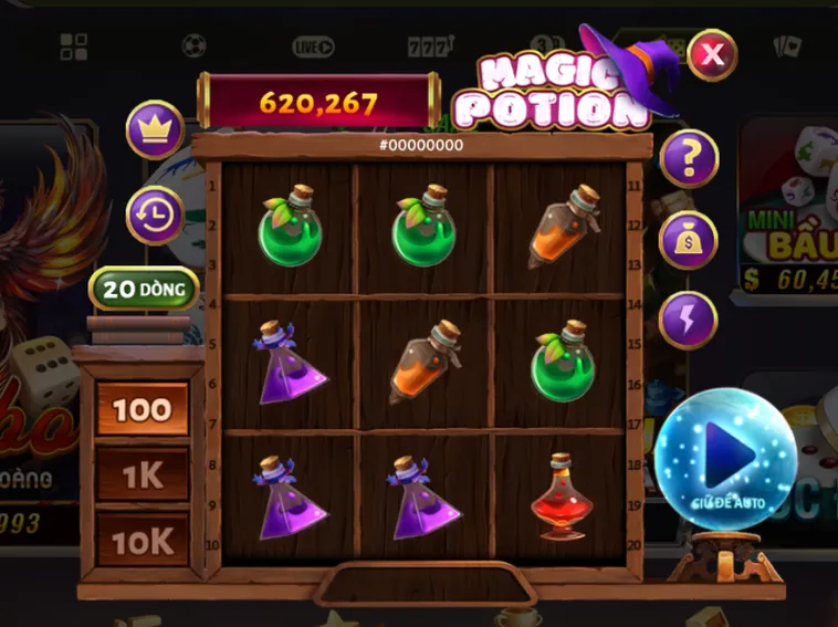 Tuyệt Chiêu Chinh Phục Minigame Magic Potion Tại B52 Club Nhận Thưởng Lớn Hàng Ngày Cho Người Mới