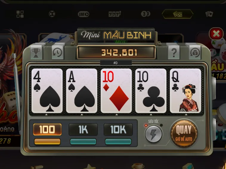 Minigame Mini Mậu Binh Tại B52 Club Trải Nghiệm Đấu Trí Tốc Độ Đỉnh Cao