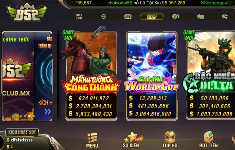 Xóc Đĩa Jackpot Livestream Tại B52 Club Sân Chơi Truyền Thống Đẳng Cấp Với Thưởng Lớn