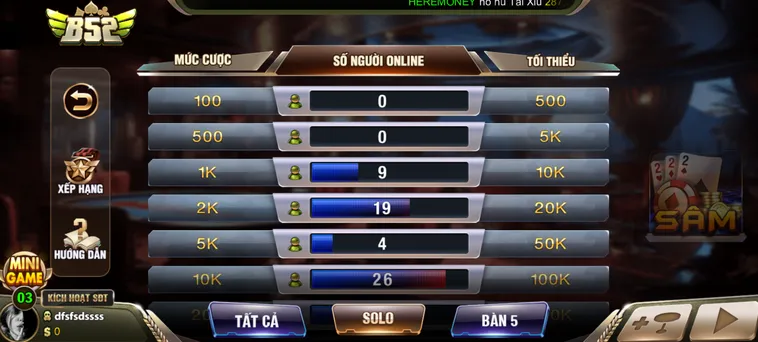 Bí Quyết Chinh Phục Game Sâm Lốc Tại B52 Club Dành Cho Mọi Game Thủ