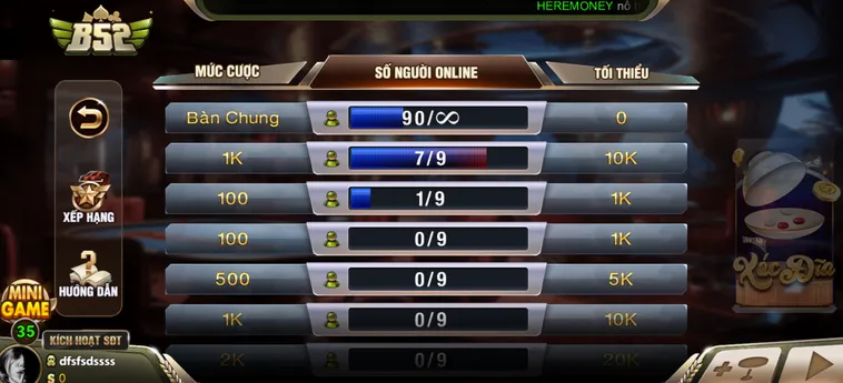 Casino Xóc Đĩa Tại B52 Club Sảnh Game Giải Trí Đỉnh Cao Dành Cho Cược Thủ